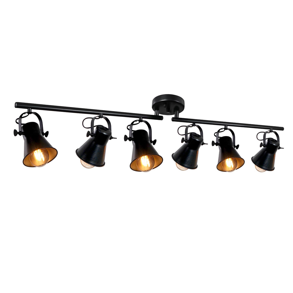 Track Lighting Fixtures Ceiling Kitchen Rustic Track Light 6 Light-57