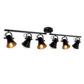 Track Lighting Fixtures Ceiling Kitchen Rustic Track Light 6 Light-57