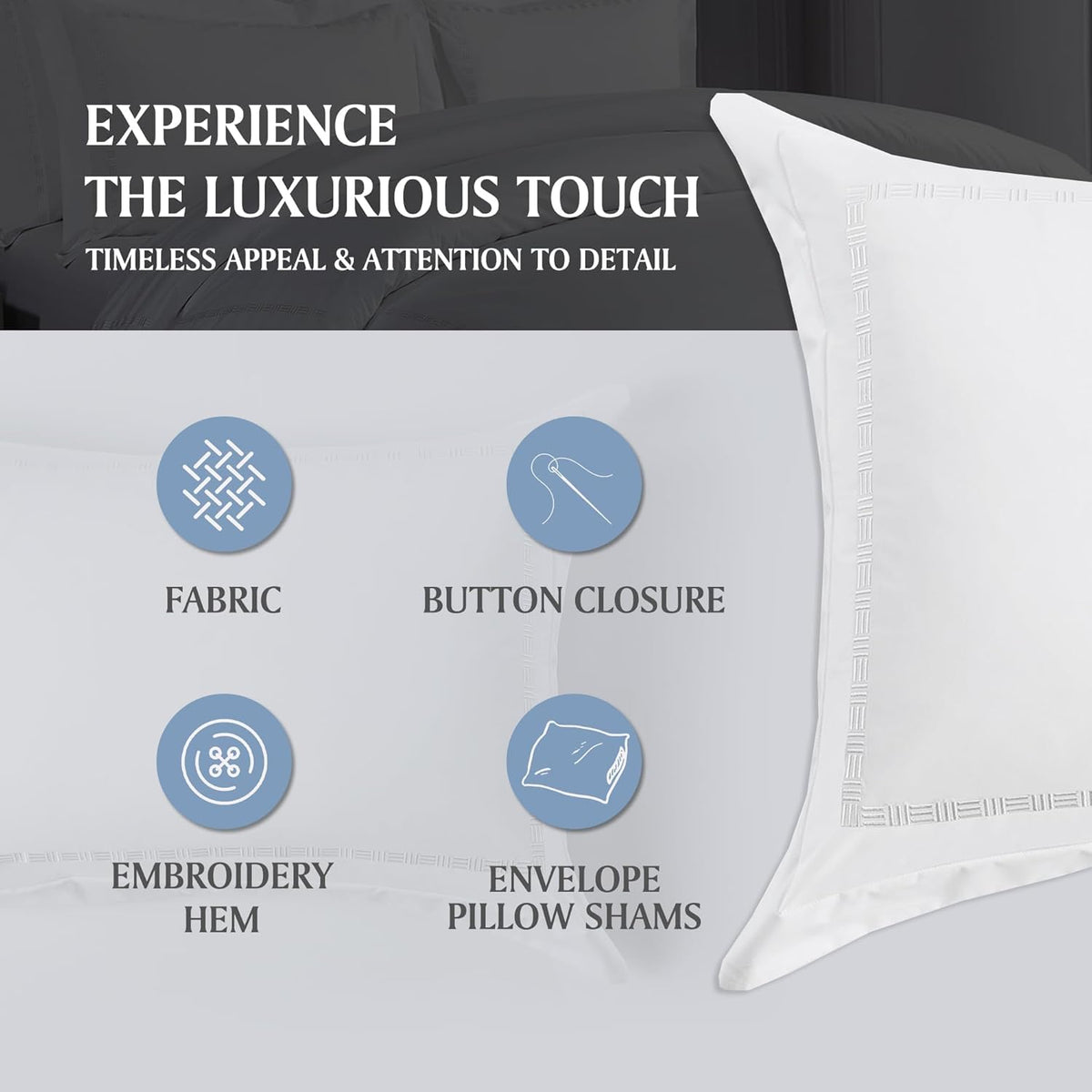 55% Tencel Lyocell 45% Cotton Blend Duvet Cover Set