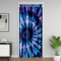 Boho Bohemian Gypsy Curtain, 1 Panel 34Wx80L inches, Grommet, Blackout, Velvet Fabric, Living Room & Bedroom