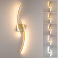 Hardwired Modern LED Wall Light Fixtures, 3000~6000K Modern 5CCT Wall Sconce for Living Room, 31.5IN Indoor Wall
