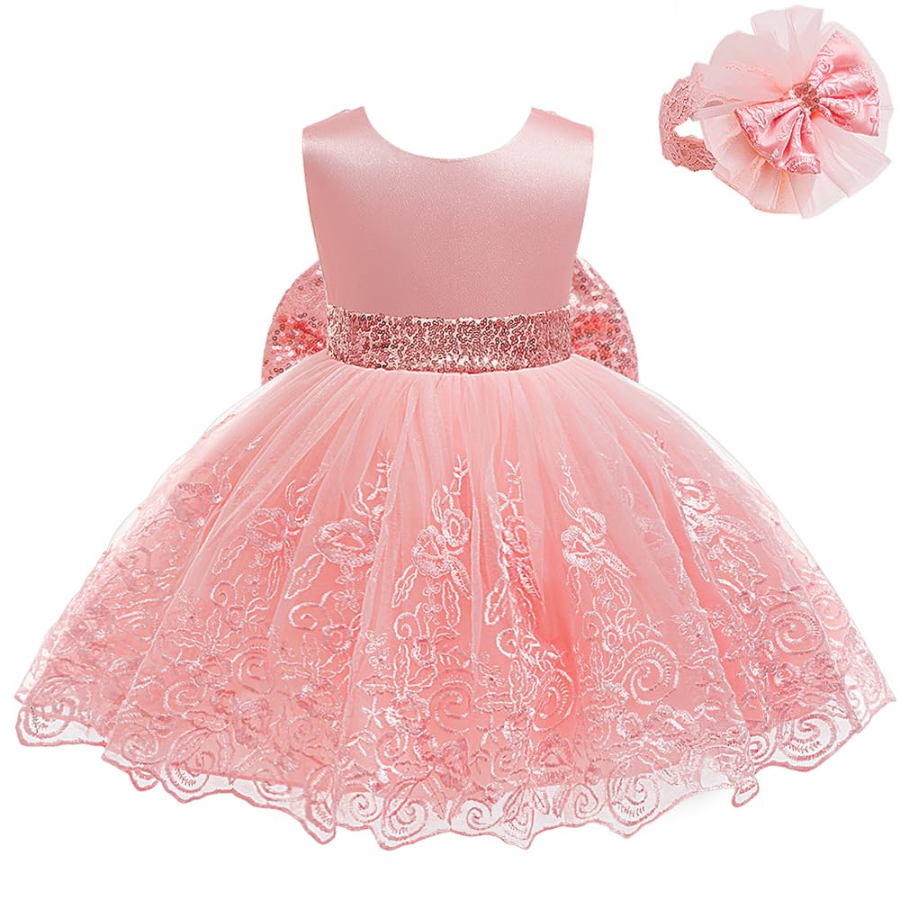 Toddler Flower Girl Dress,Baby Girl Formal Dress for Girl Baby Dress18M