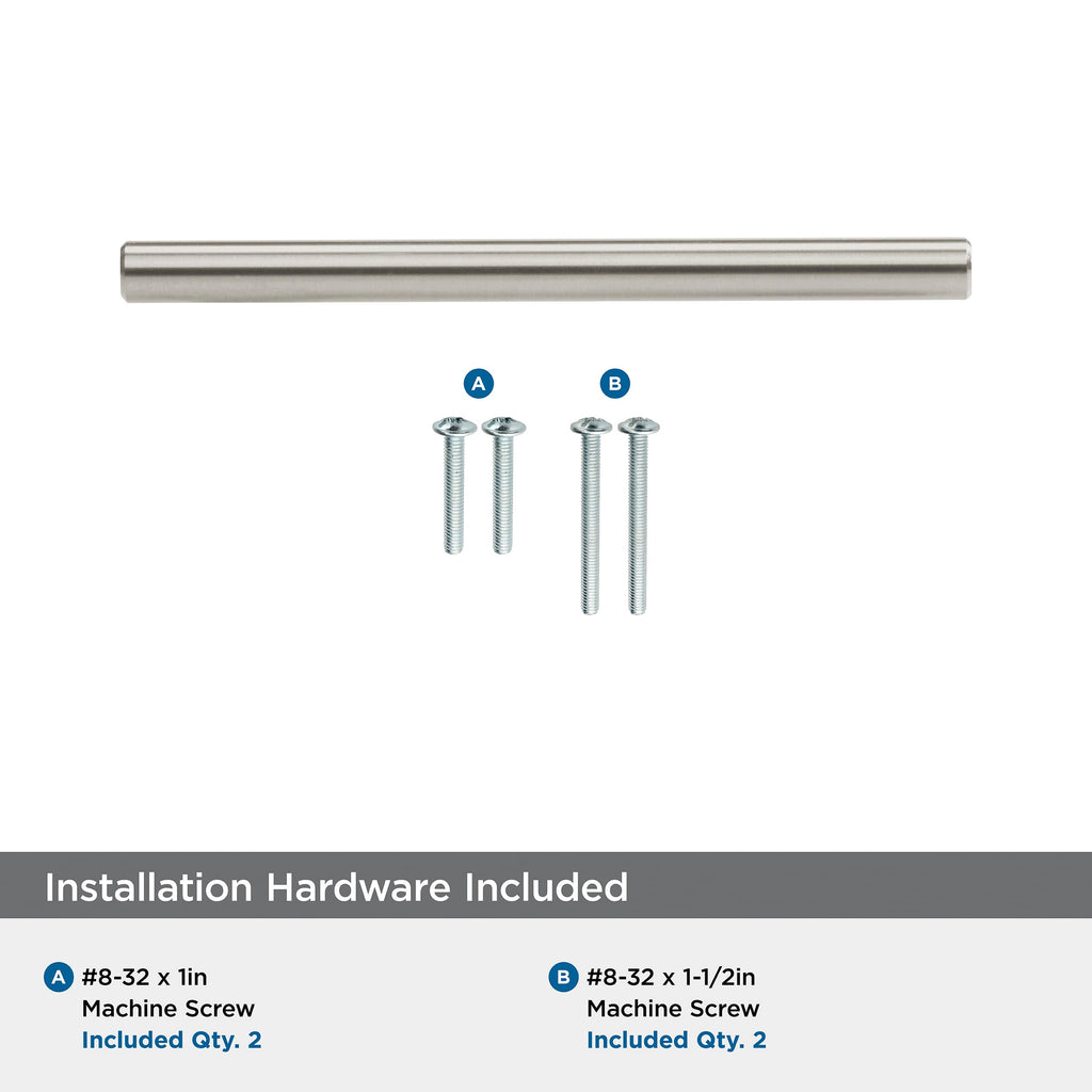 10 Pack 3-3/4" Bar Pulls Satin Nickel Drawer Pull