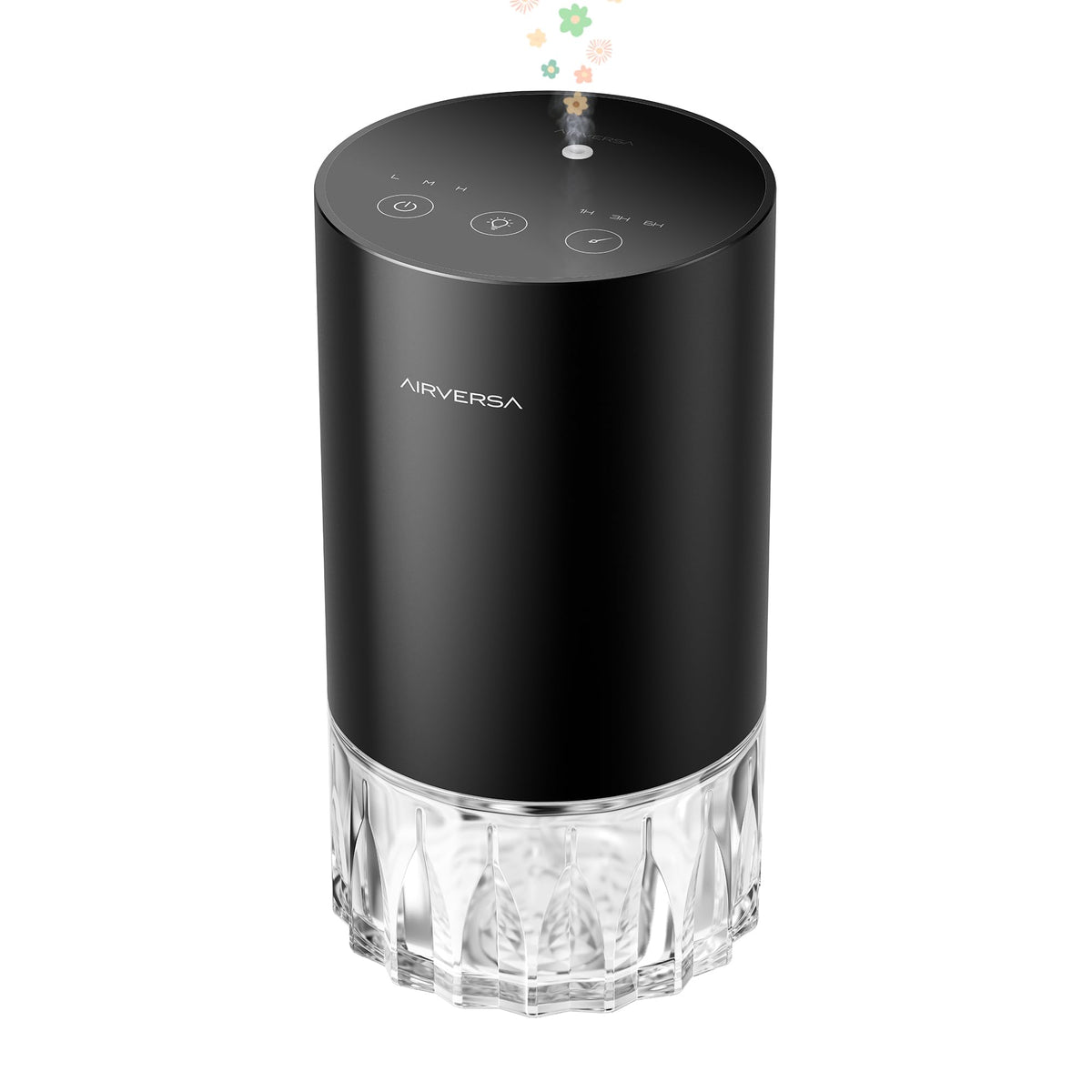 RD1 Waterless Diffuser for Essential Oil, Room, Black
