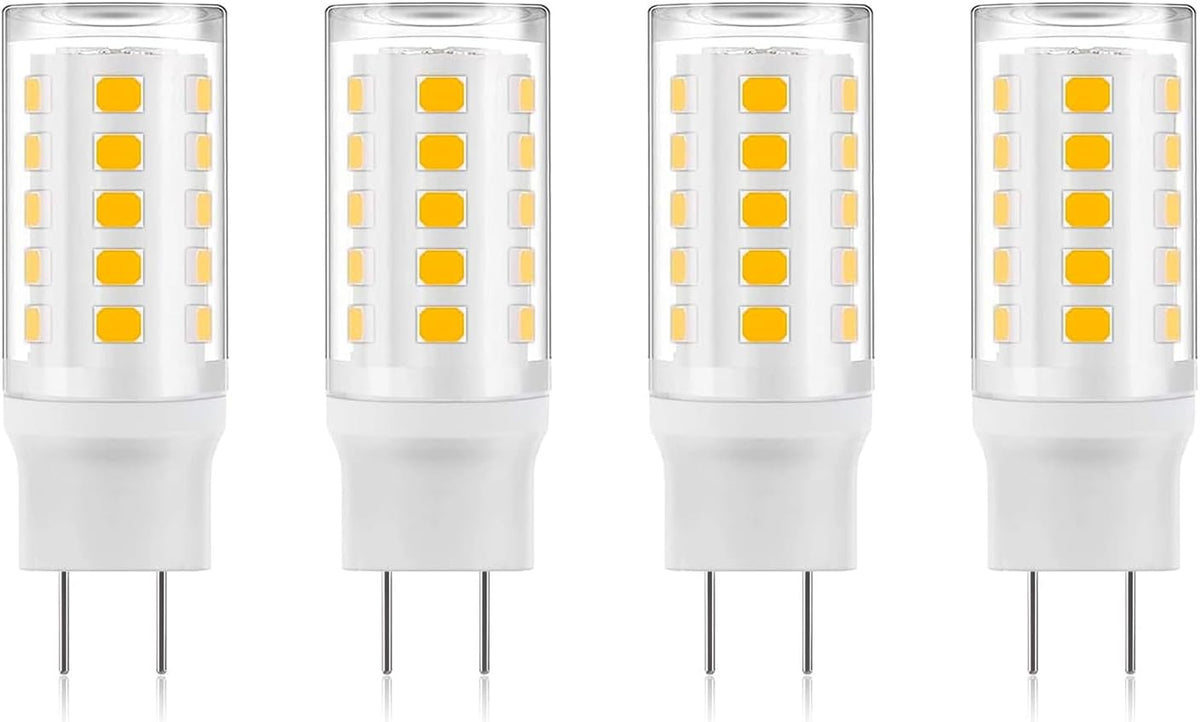LED Bulbs 120V, 35W Q35/GY6.35/CL/120V Halogen Replacement, JC Type Bi-Pin Base Microwave Light, Under Cabinet