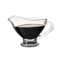 Glass Gravy Boat, 9 oz, 270 ml Large Gravy Serving Dish With Handle