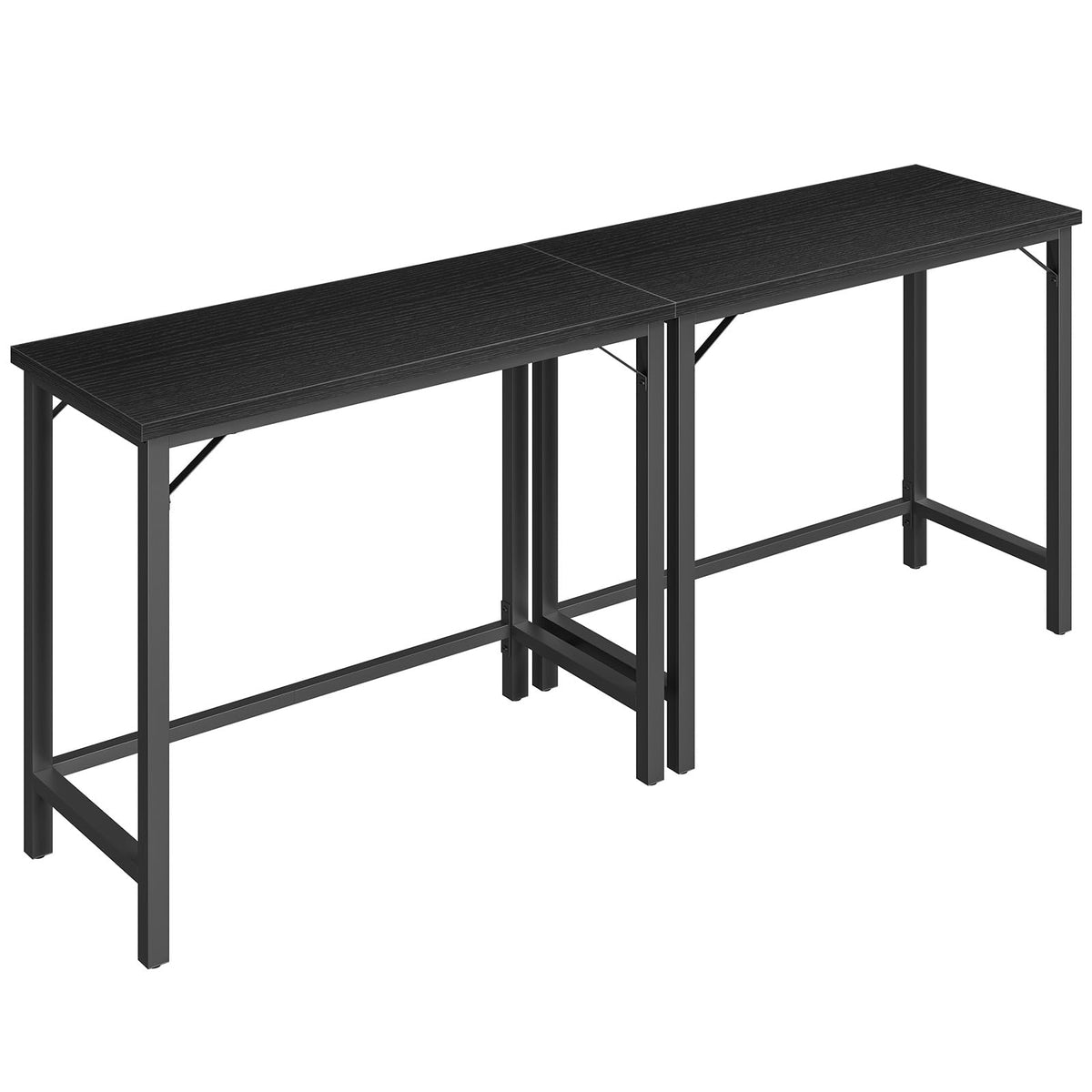 Narrow Bar Table, 63-Inch Pub Table, Counter Bar Tables with Sturdy Metal Frame, Connectable Bar Table