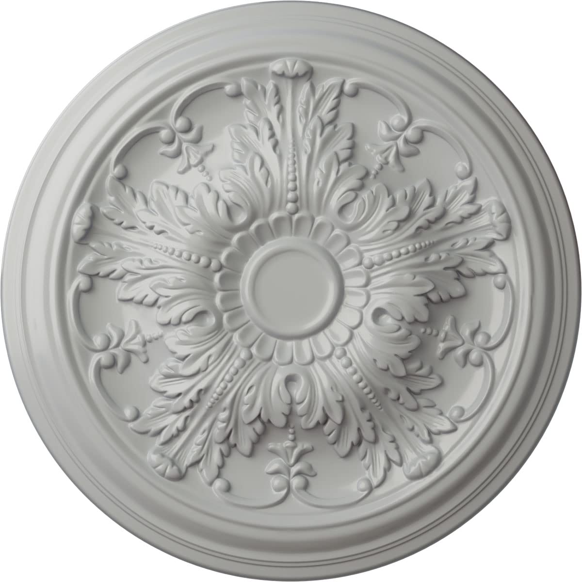 Damon Ceiling Medallion, Frost
