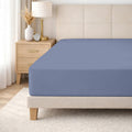 100% Egyptian Cotton 600 TC King Size Fitted Sheet Only Soft, Smooth Sateen Weave 15" inch Deep Pocket Fitted Bed
