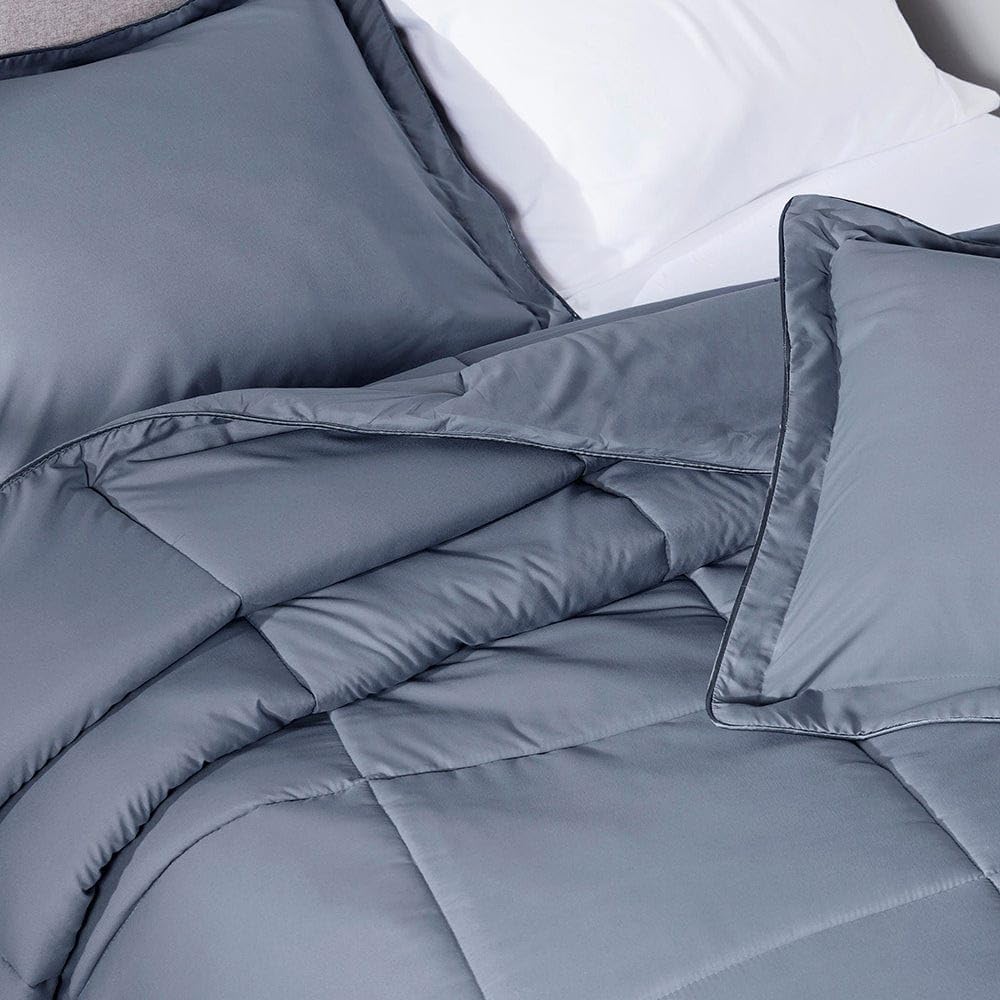 Oversized Comforter Set, Super Twin/XL Twin, French Blue