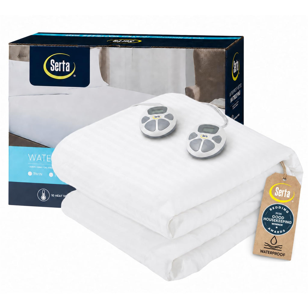 Waterproof Heated Mattress Pad - Electric Bed Warmer With 10 Heat Settings Controller, Auto Shut Off Timer, Deep All