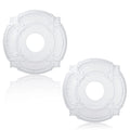 2pcs Ceiling Medallion for Light Fixtures Chandeliers,White,Classic