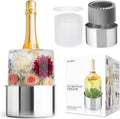 Champagne Ice Bucket Mold, DIY Floral Party Wine Chiller Server