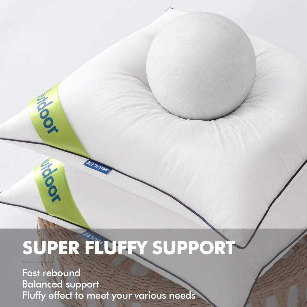 18x18 Outdoor Pillows Pack 4 Waterproof Pillow Inserts