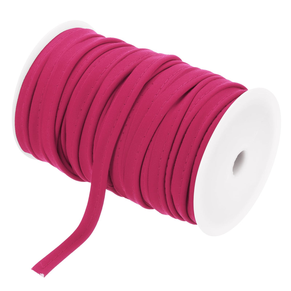 Piping Cord Trim 50 Yards 1/2 Inch Piping Tape for Sewing DIY Crafting Fabric Edge Trim Fuchsia