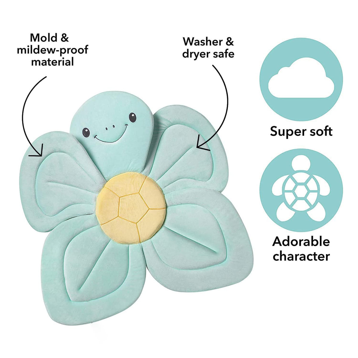 Turtle Baby Bath Cushion