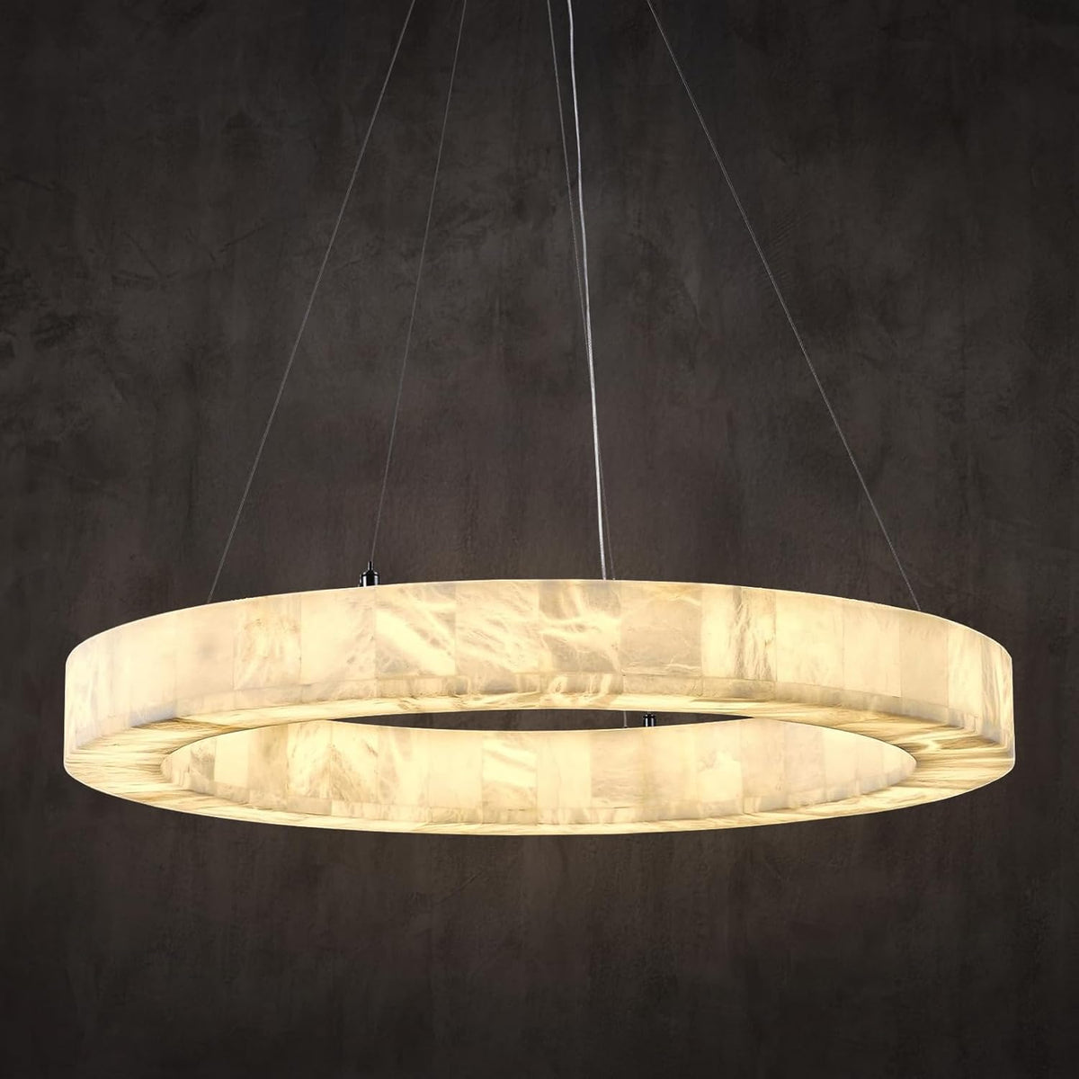 30" Modern Round Chandelier