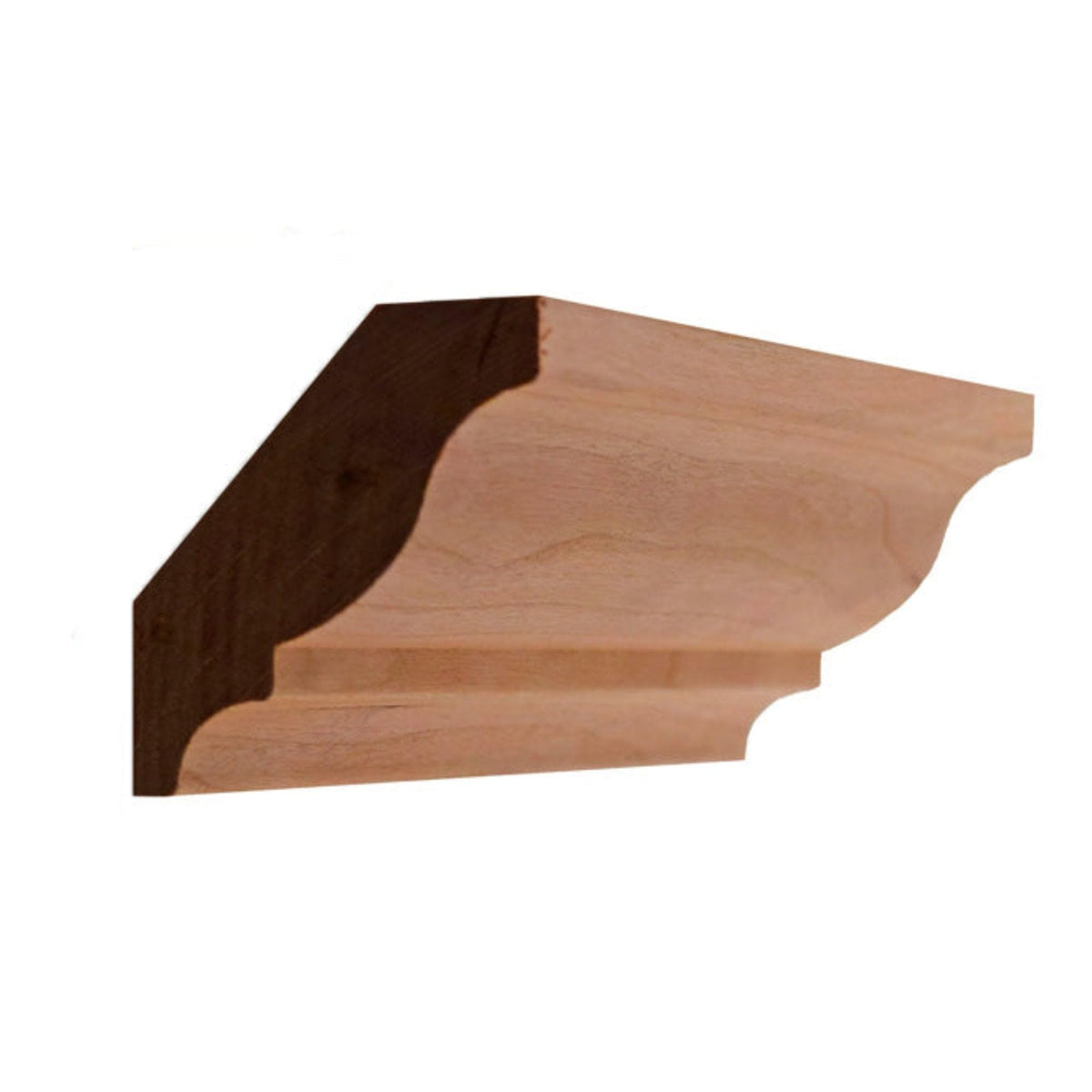 Colonial Crown Moulding Trim, 3/4" x 2-5/8", Red Oak, 94"