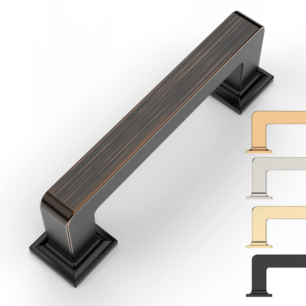 6 Pack 3 Inch Oil Rubbed Bronze Cabinet Pulls,Kitchen Hardware