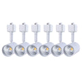 6 Pack H Type LED Track Lighting Heads 6.5W 4000K Neutral White