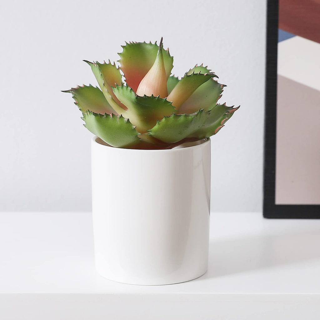Artificial Fake Succulent Plant 7.08 Inch(Pink)