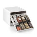 SpiceStack Adjustable Spice Rack Organizer, Pull-Down 24-Bottle Seasonings and Spices Holder Cabinet and Pantry