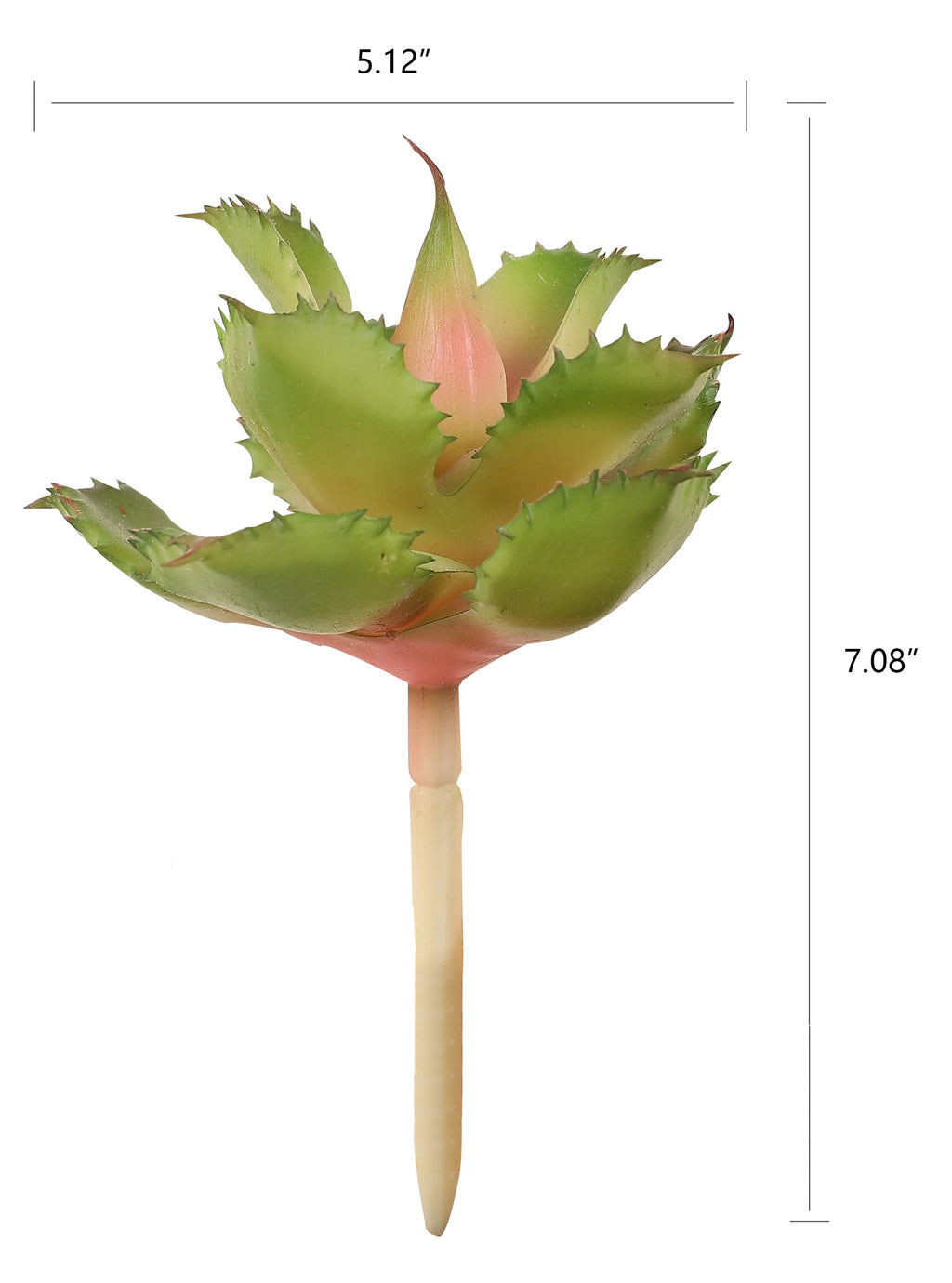 Artificial Fake Succulent Plant 7.08 Inch(Pink)