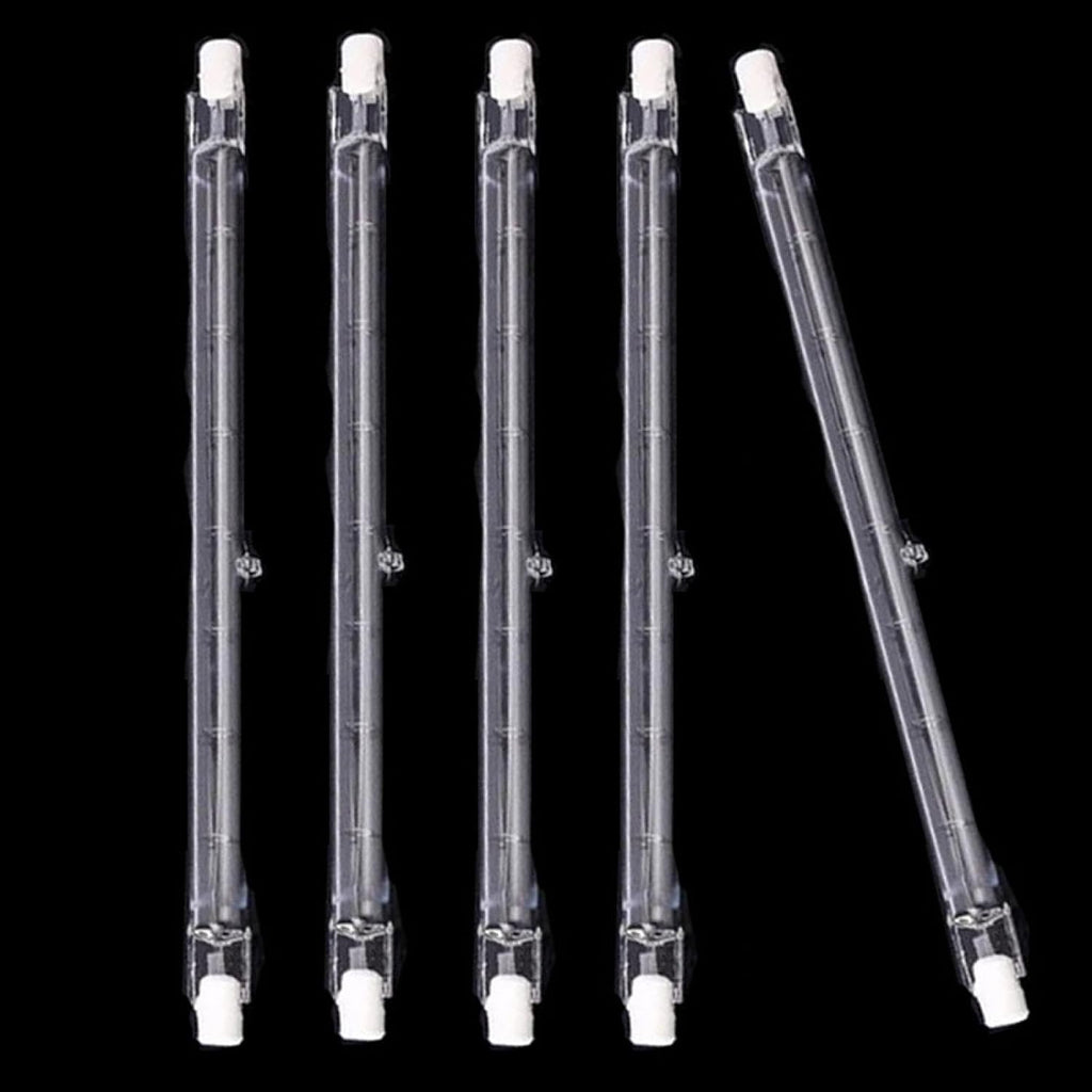 5PC R7S 254mm T3 1000W 230V Halogen Bulb J-Type Double Ended Halogen Light Bulbs R7S 254MM 120V 15000W Dimmable Warm