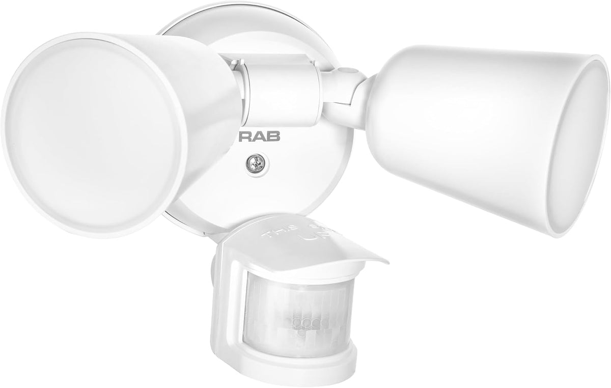 LU160 Luminator Motion Sensor Outdoor Lights - Flood Light for Security - Outside Dusk to Dawn Photocell, 3000k-5000k