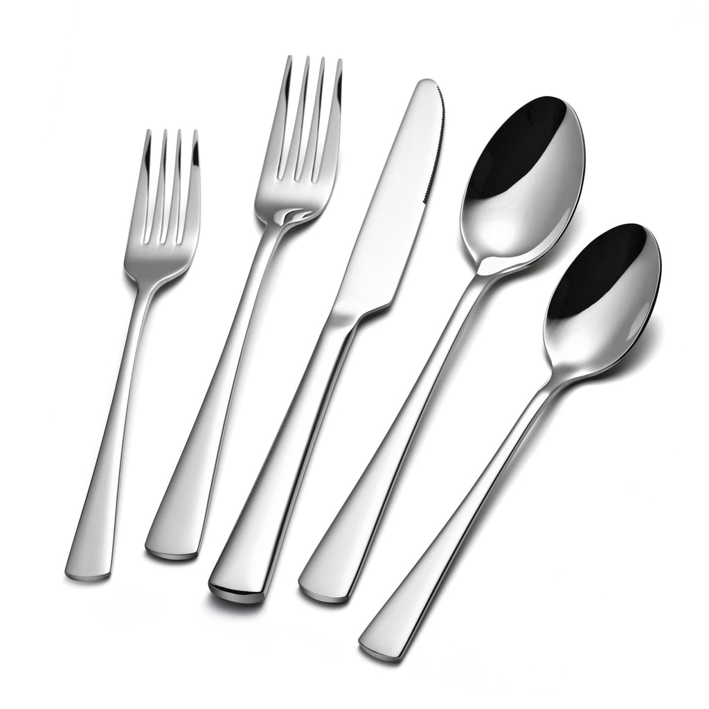 18/10 Flatware set for 6, 30 Piece Stainless Steel Silverware Cutlery Set