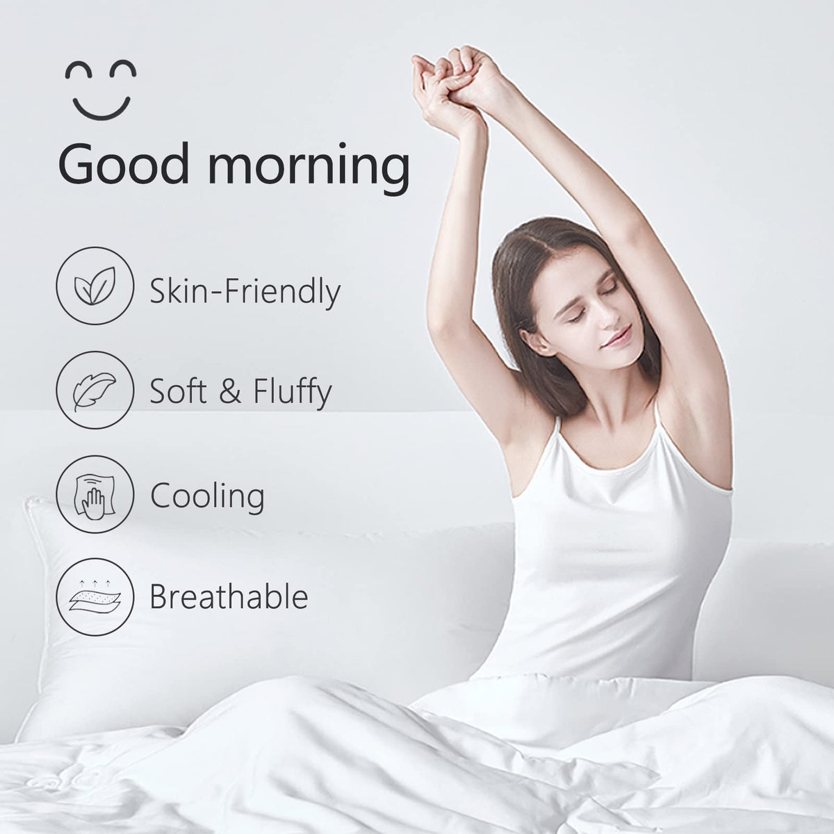 White Comforter, All Season Down Alternative Duvet Insert