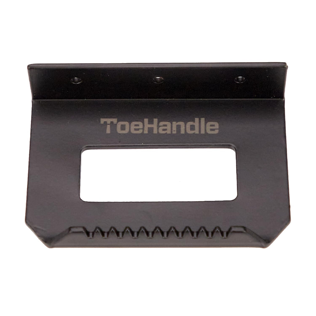 Foot Operated Sanitary Door Handle - Touchless Hands Free Door Opener, Quick and Easy-to-install DIY (Black Steel-1