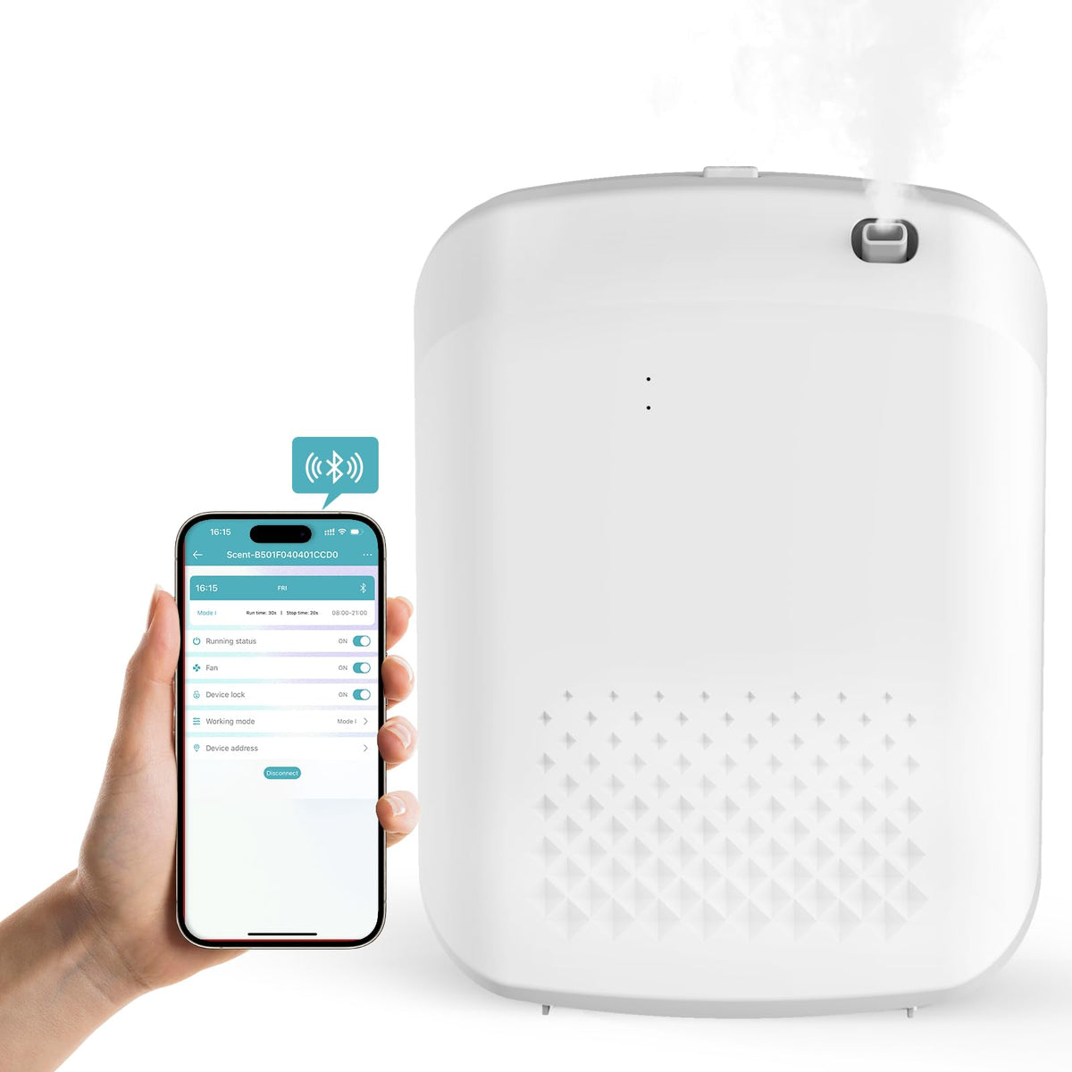 Scent Air Machine, Smart Waterless Essential Oil Diffuser