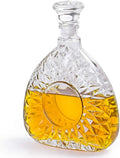 Liquor Decanter, Glass Decanter with Airtight Stopper, Decanter Bottle for Whiskey, Brandy, Scotch, Bourbon