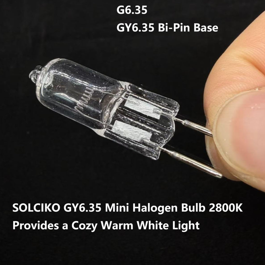 24v 50w Warm White G6.35 Halogen Bulb Stage Light Bulb 2pcs