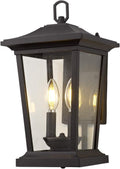Outdoor Wall Lantern, Large Exterior Waterproof Wall Sconce Light Fixture