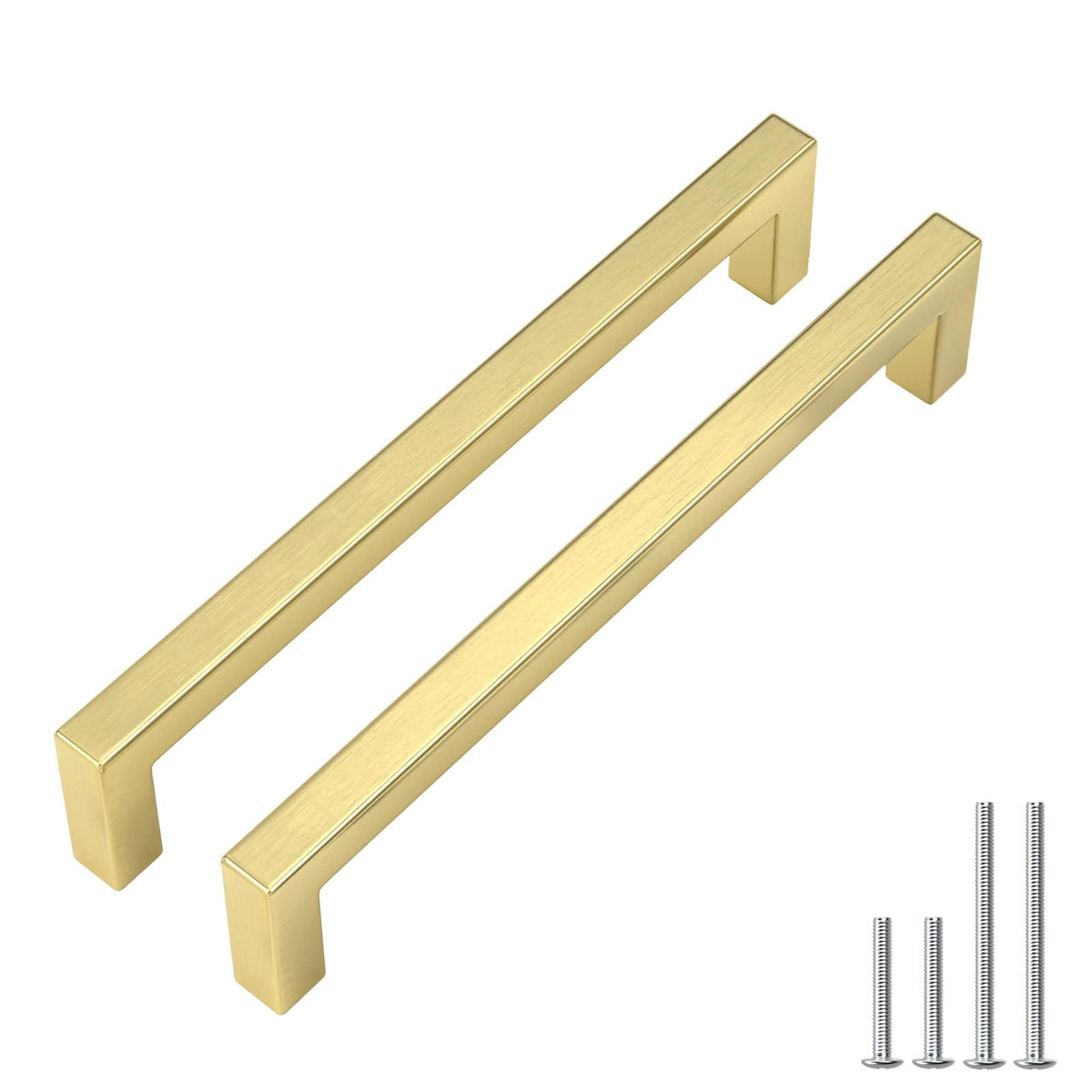 25 Pack 6-1/4" CC Brushed Gold Cabinet Pulls Drawer Pulls