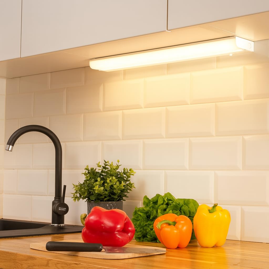 36" Hardwired Under Cabinet Lighting, 3000K Warm White, ETL 1550lm Dimmable