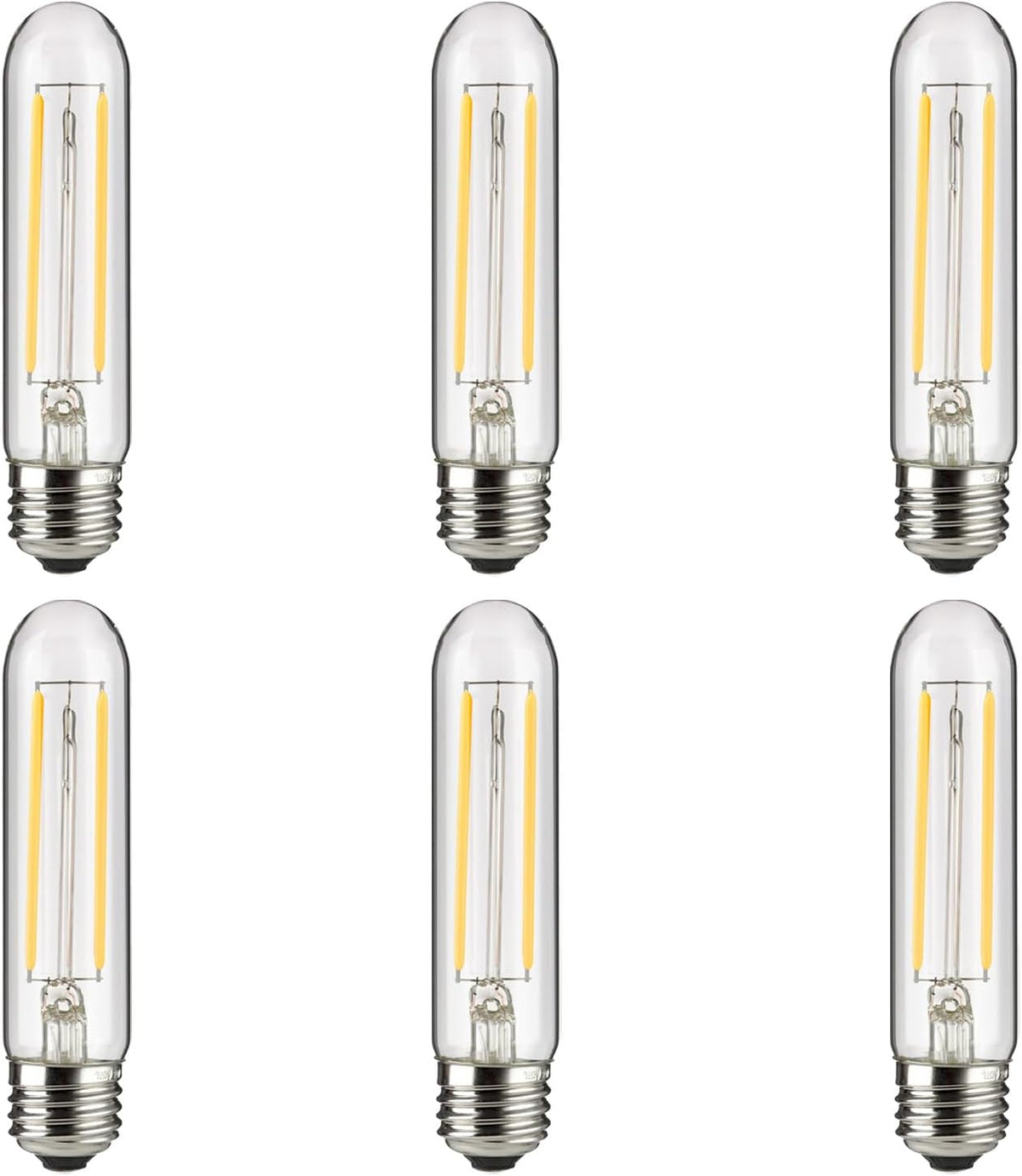 LED Edison T10/T30 Tubular Light Bulb, 2 Watts (25W Equivalent), 160 Lumens, Medium E26 Base, 120 Volts, Dimmable, 90