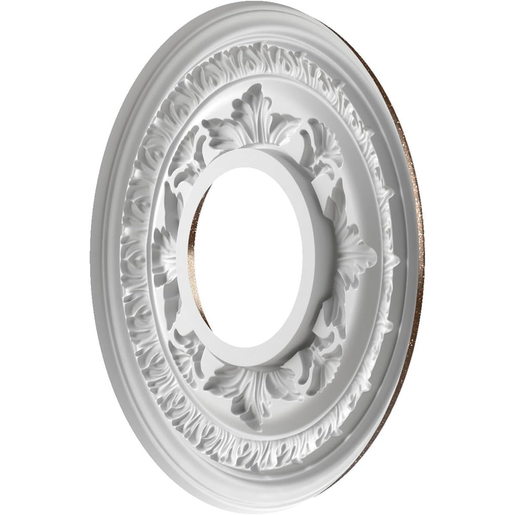 Baltimore Thermoformed PVC Ceiling Medallion (Fits Canopies up to 4 1/4"), 10"OD x 3 1/2"ID x 3/4"P