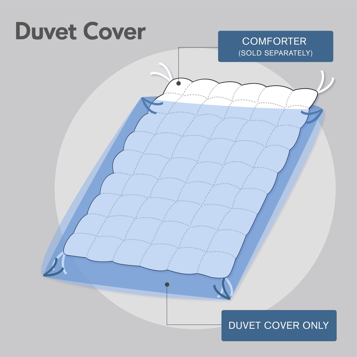 Ava Duvet, Trendy Ombre, Textured Diamond Clipped Jacquard Design, Cozy Bedding Cover for Comforter, Matching Sham
