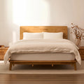 Hako G1 Queen Solid Wood Platform Bed with Tool-Free Assembly