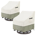 Outdoor Swivel Lounge Chair Cover 2 Pack, Waterproof Heavy Duty Outdoor Chair Covers, Patio Rocking Chair Covers for