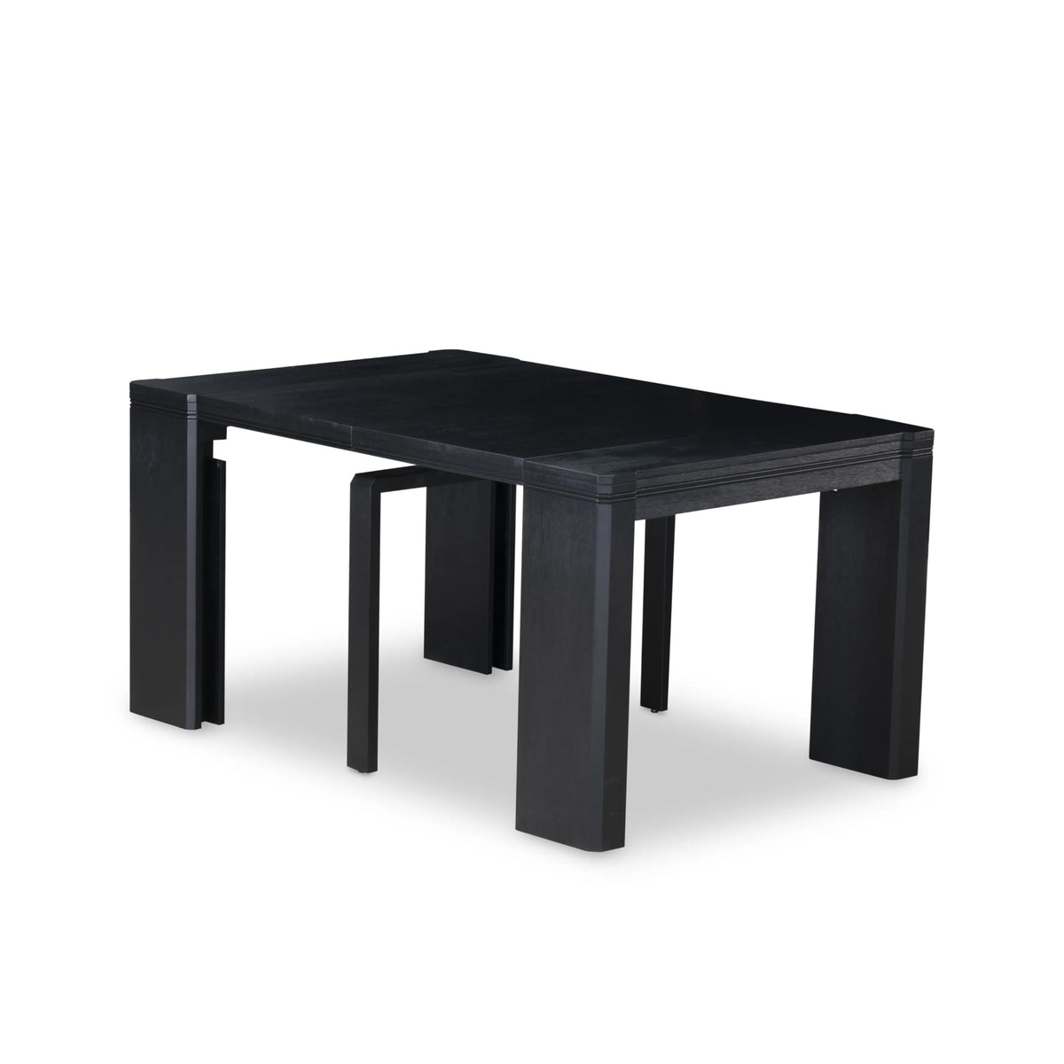 By XTT-ABK-TL Extendable Dining Table - a Rectangle Dining Table Top with Removable leaf & Stylish Legs, 39x120 Inch