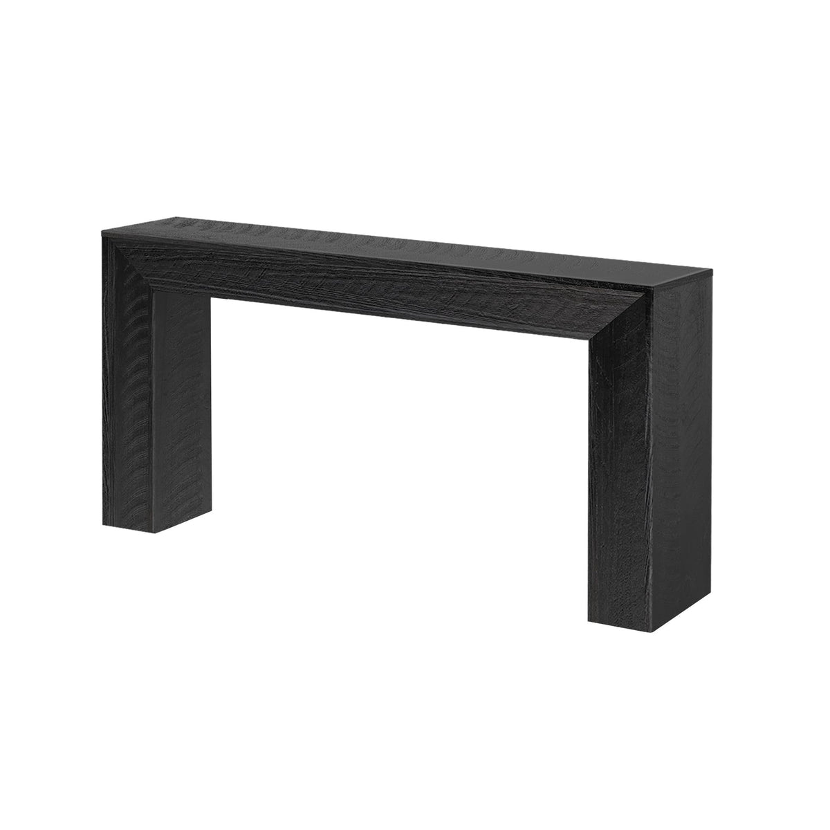 Camden Console Table, 66 Inch, Rustic Char