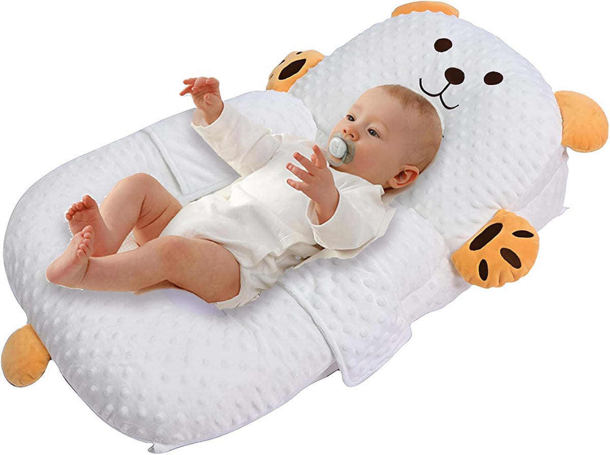 2026 Baby Lounger for Newborn, Baby Lounger and Travel, DIY Breathable Soft Cotton Infant Lounger, Newborn Babies