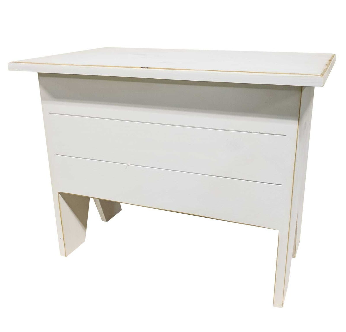 Entryway Bench with Storage 2' Long (Old Cottage White)