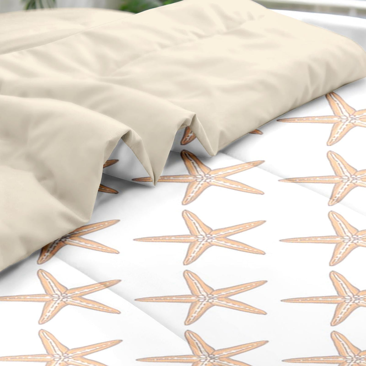 Comforter Set with Sheets, 7 Pieces Boho Sea Bedding