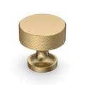 Champagne Bronze Knurled Cabinet Knobs Round Drawer Pulls 20 Pack