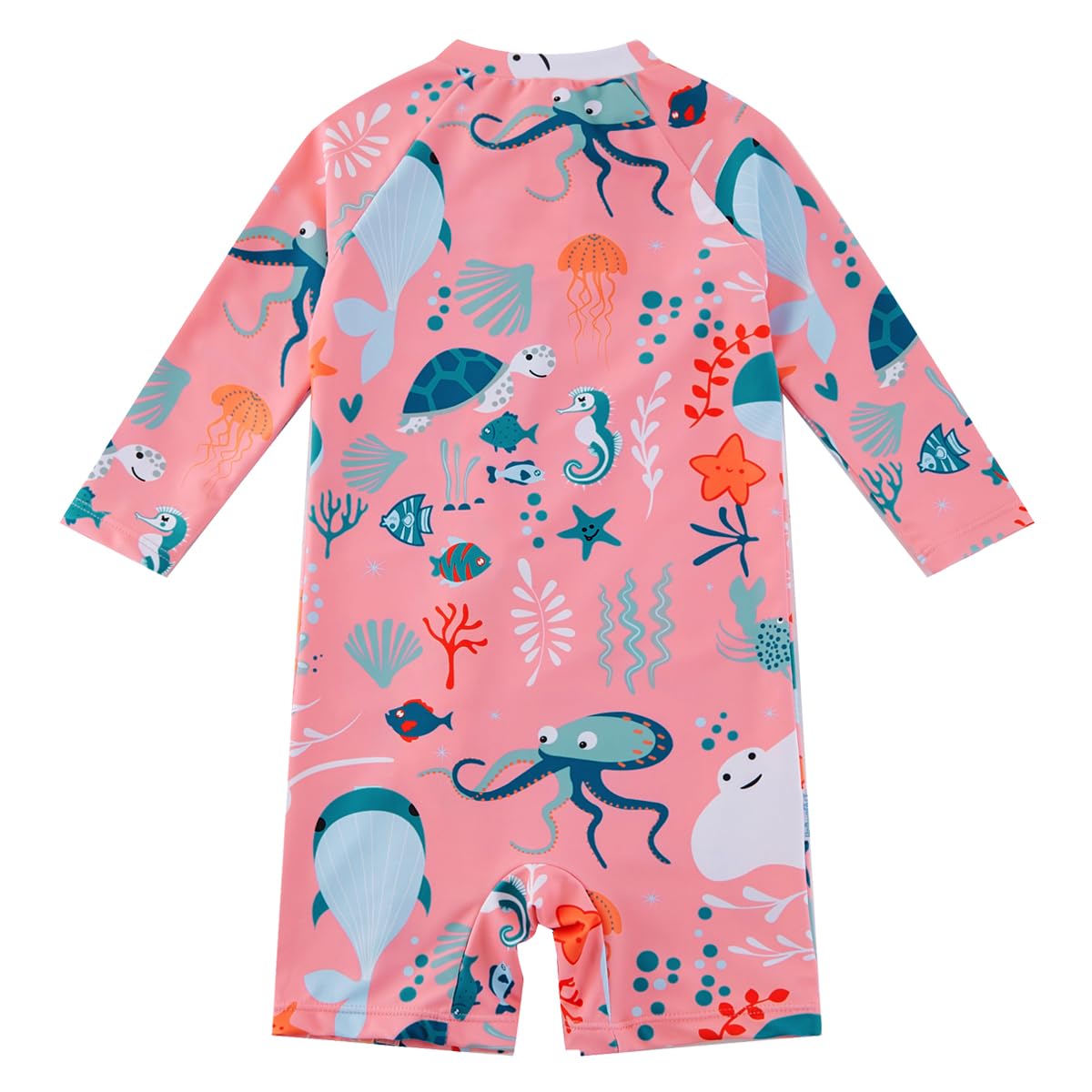 Baby/Toddler Girl Swimwear Swimsuit Full Zipper Infant One Piece Sunsuit UPF50+